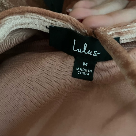 Lulus Whimsical Romance Mauve Velvet Faux-Wrap Maxi Dress. Medium. Never worn - Picture 3 of 3